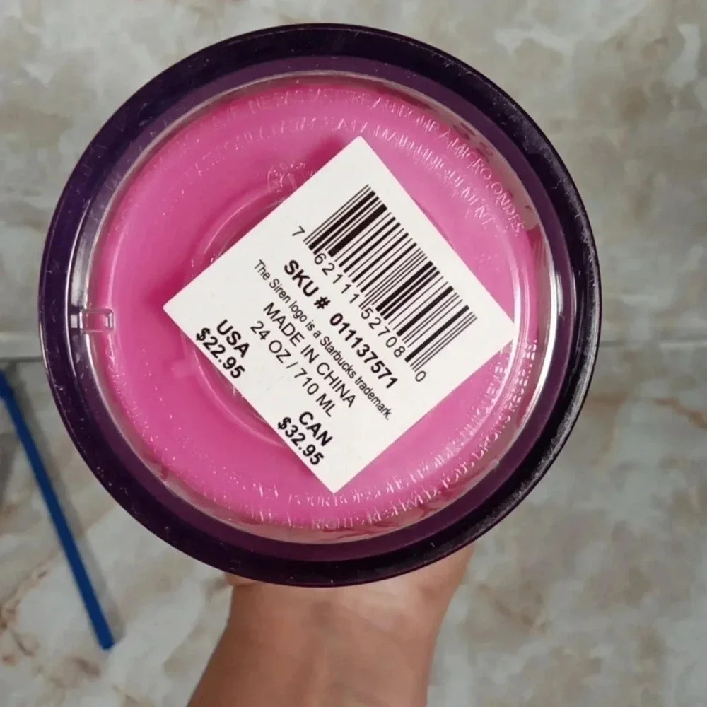 Starbucks 2022 Holiday woodland lace color change pink - Picture 4 of 4